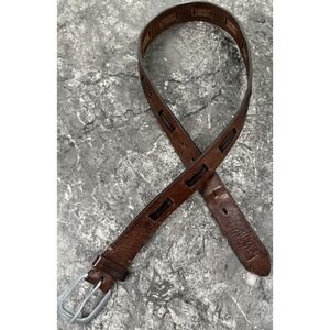 LEVIS Mens Full Grain‎ Steerhide Leather Belt Brown 3666 34/85